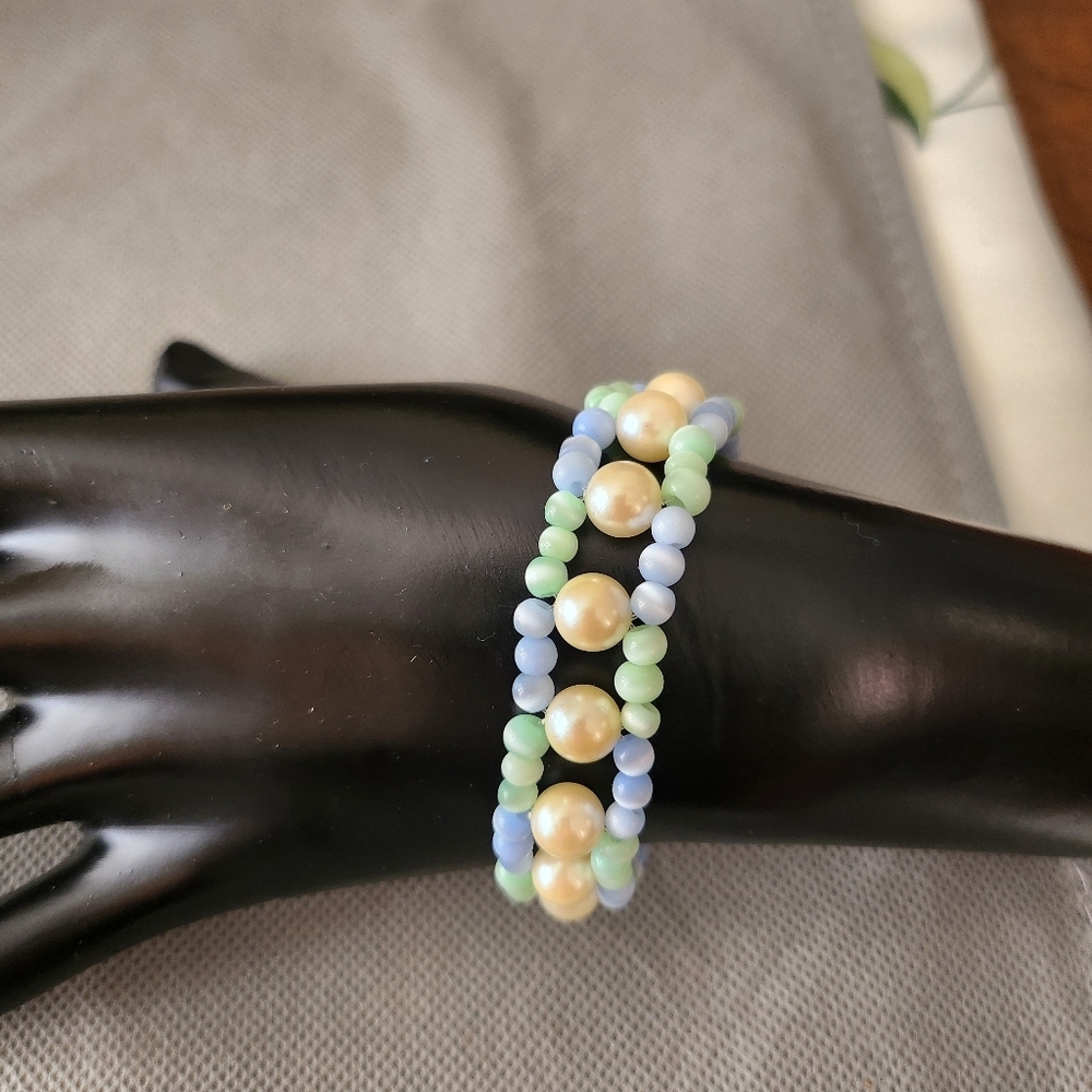 925 sterling silver beaded bracelet